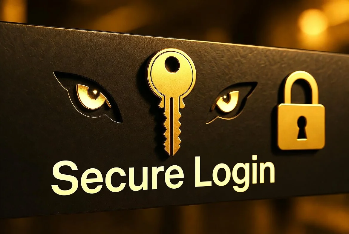 Wolf Winner login screen with email and password fields on desktop and mobile